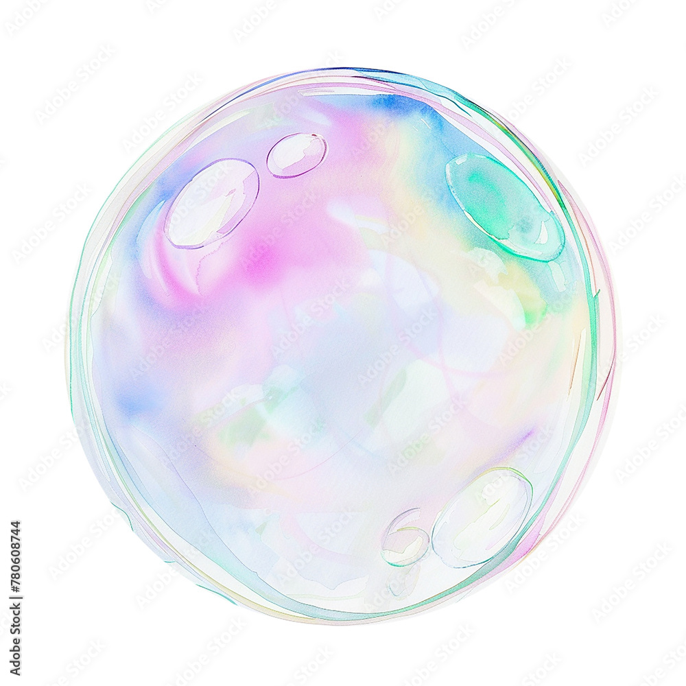 Obraz premium Abstract Spherical Bubble Structure