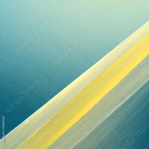 Blue gradient backround with yellow stripes. Illustration suitable for postcards