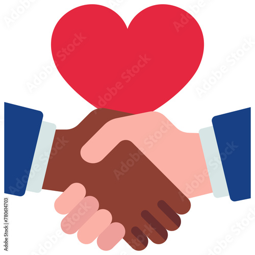 Relationship Hand Shake Icon