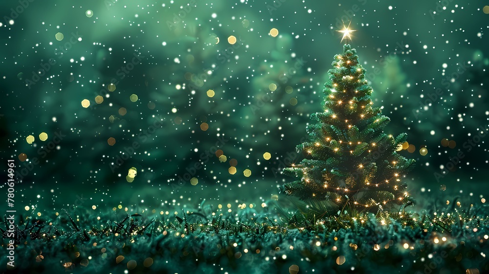 Digital stars lights trees poster background web page PPT background Digital stars lights trees poster background web page PPT background