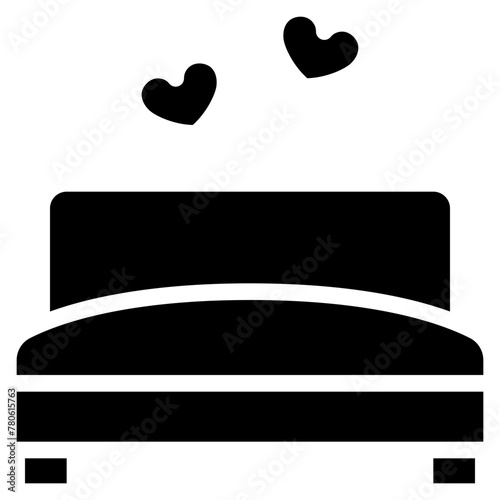 Love Double Bed Icon