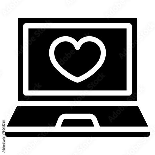 Dating Website Laptop Icon