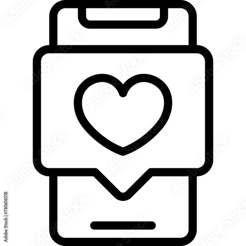 Love Message Mobile Icon