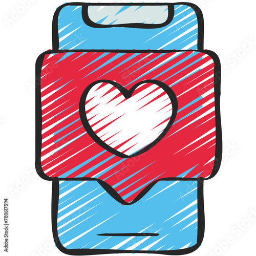 Love Message Mobile Icon