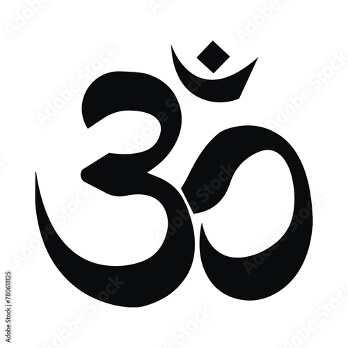 om Aum Hindu symbol icon