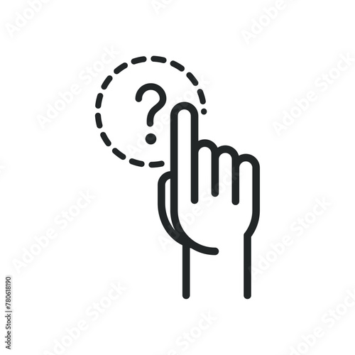 customer support question icon