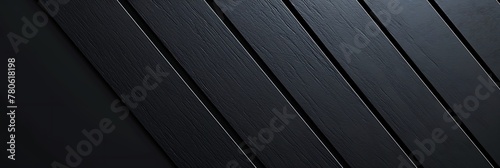 黒色の壁のパネルのテクスチャの背景画像,Black Wall Panel Texture Background Image,Generative AI photo