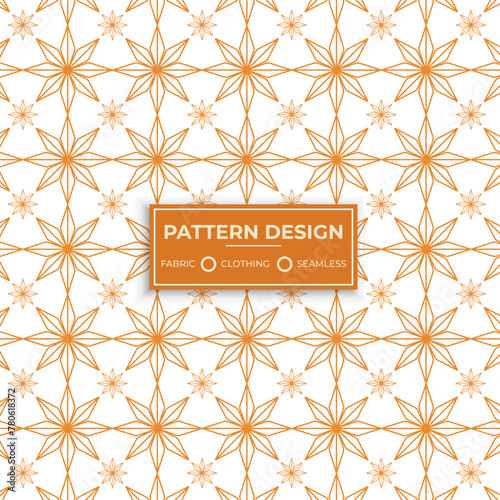 Creative and modern fabric, clothing, and seamless pattern design. Vector pattern illustration. (ID: 780618372)
