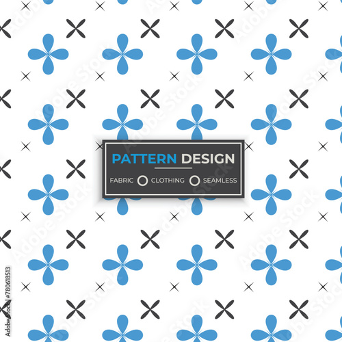 Creative and modern fabric, clothing, and seamless pattern design. Vector pattern illustration. (ID: 780618513)