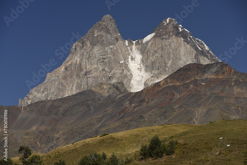 Mount Ushba, Svaneti, Caucasus, Georgia photo