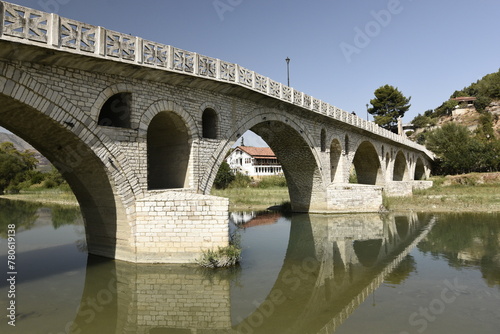 Gorica Bridge in Berat, Albania photo