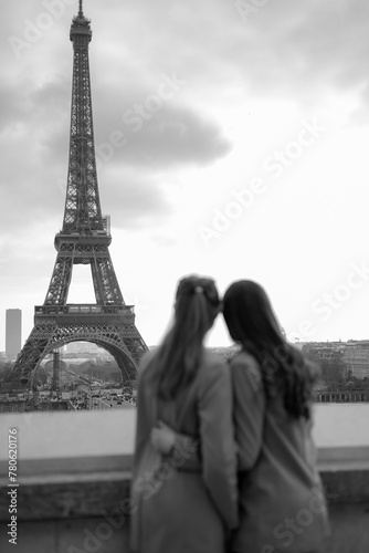 couple on eiffel tower © Lesika