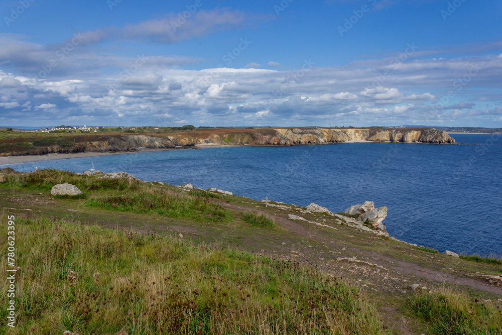 Landscape, Pointe de Pen Hir, Camaret-sur-Mer, Finistere, Brittany, France Landscape, Pointe de Pen Hir, Camaret-sur-Mer, Finistere, Brittany, France
