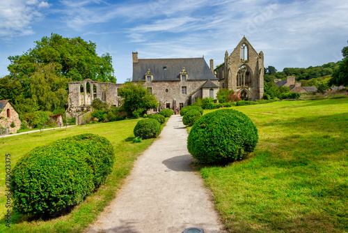 Abbey of Beauport, Paimpol, Cotes-d'Armor, Brittany, France photo