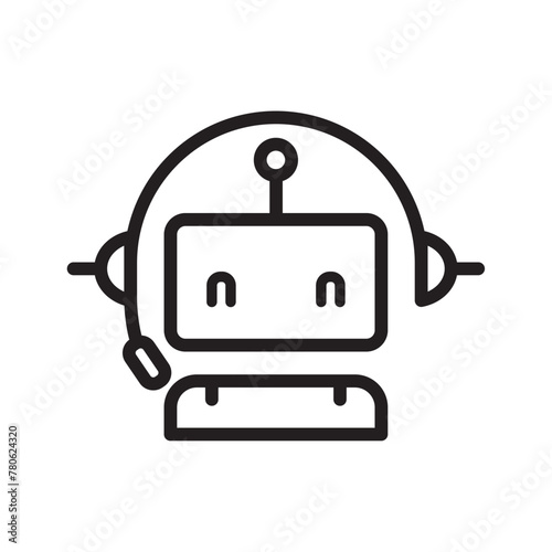 chatbot service dialog icon