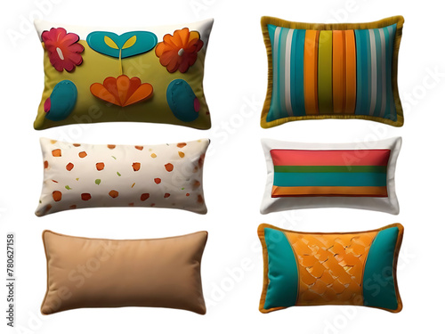 pillows isolated