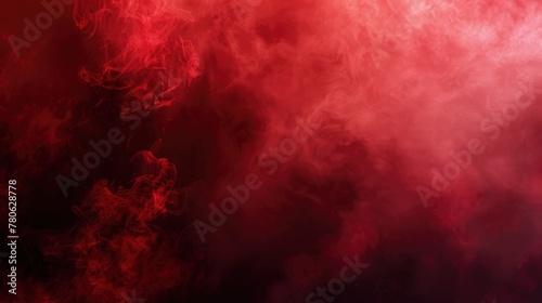 Red background, dark red gradient background, minimalist style, light and shadow effect, smoke texture, High resolution. It has an elegant design that is suitable as a banner
