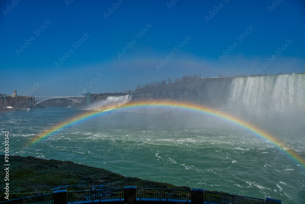 Fototapeta premium Rainbow waterfall
