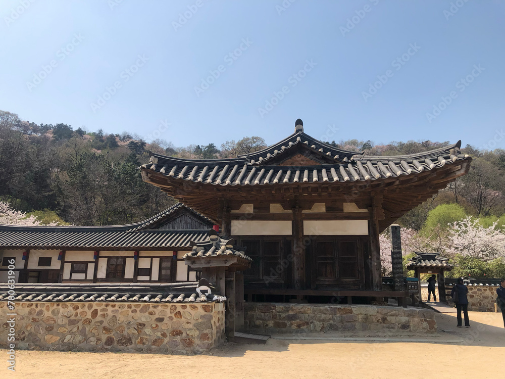 Korean traditional architectural scenery photos Korean traditional architectural scenery photos