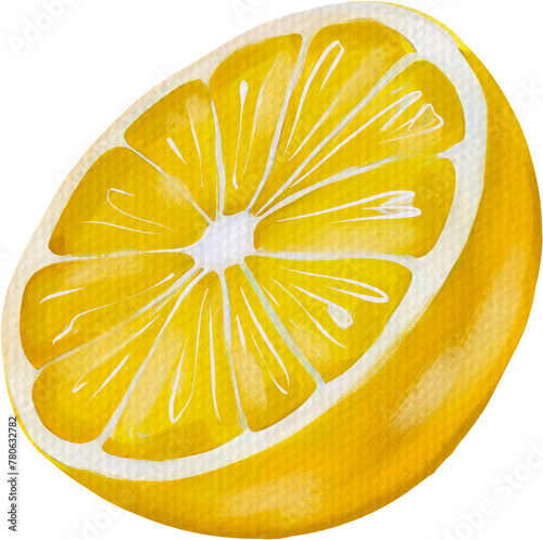 Lemon fruit watercolor isolated on white background. Organic yellow lime, natural summer fruit. Vintage Lemons, Flowers and Leaves. Lemon Bouquetes. Watercolor