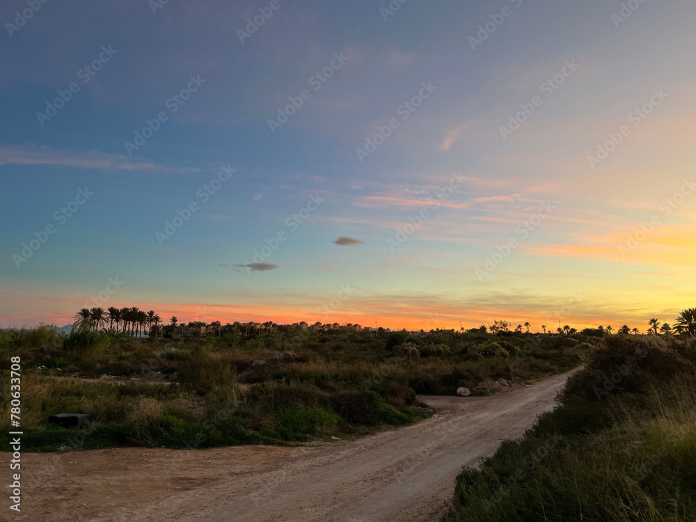 Sunset at Los Narejos