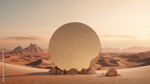 Desert Valley Sunset