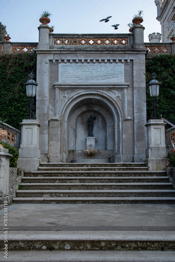 Obraz premium Castello di Miramare, città di Trieste, Friuli Venezia Giulia