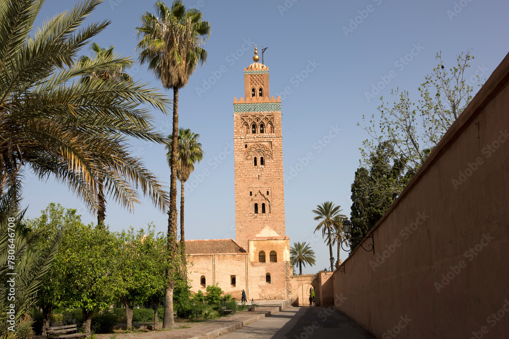 Fototapeta premium Morocco Marrakech city view on a sunny spring day