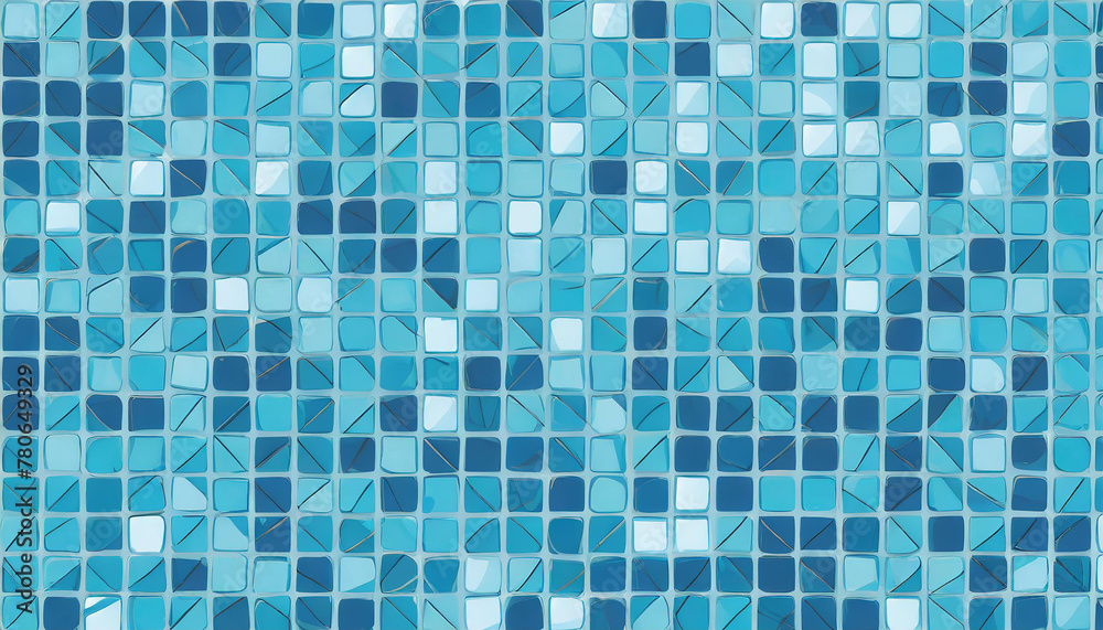 Blue Swimming Pool Mosaic Tile Abstract Texture Pattern Background. Blue Swimming Pool Mosaic Tile Abstract Texture Pattern Background.