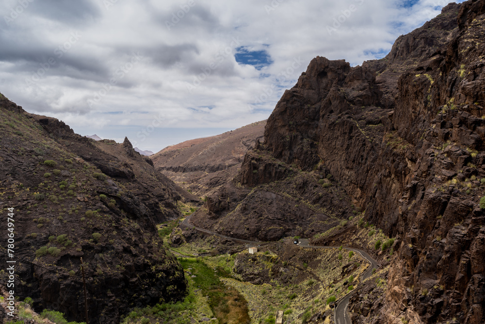 La Aldea de San Nicolas landscape. top of Gran Canaria . Gran Canaria. Canary islands La Aldea de San Nicolas landscape. top of Gran Canaria . Gran Canaria. Canary islands