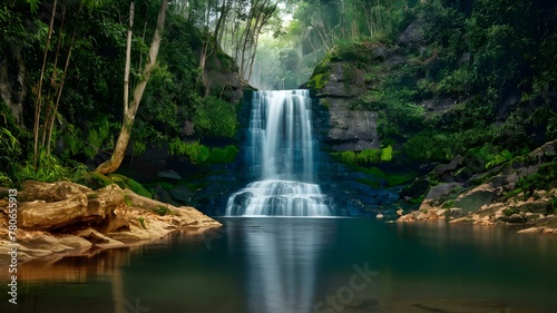 Serenity Cascade at Rei da Prata, Brazil. Concept Travel, Nature, Waterfalls, Brazil, Photography