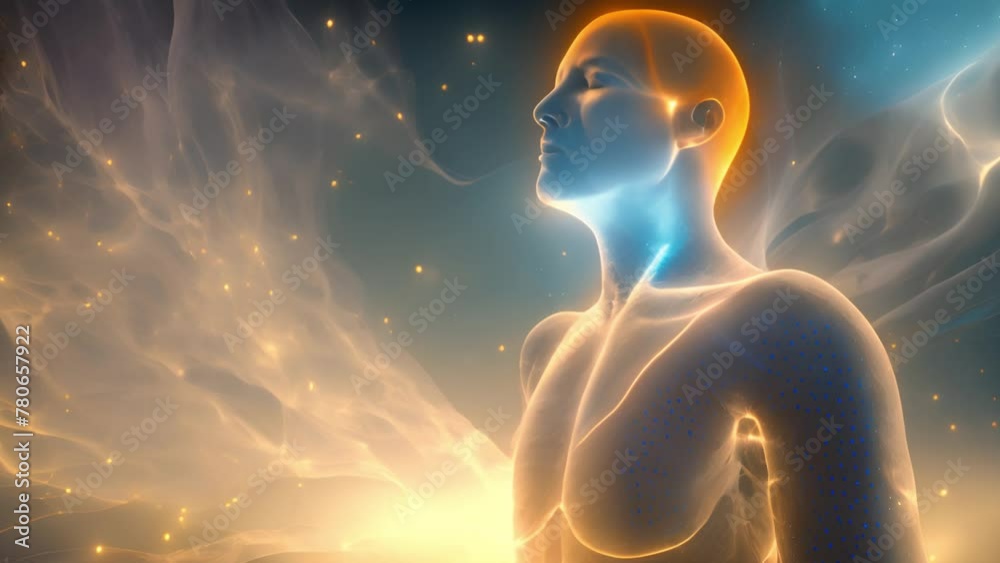 Human Respiratory system concept. lungs are part of the respiratory system, a group of organs and tissues that work together to help you breathe. Anatomy animation design 4k video