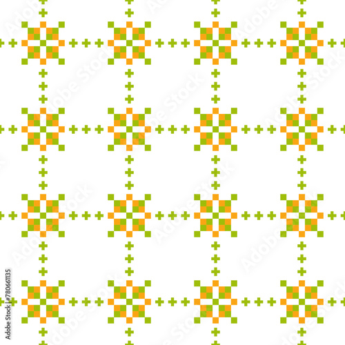 Ethnic seamless design.Geometric folklore ornament. Pixel pattern.Tribal ethnic vector texture. Seamless tribal embroidery. Scandinavian folk pattern for texture, fabric, clothing,wrapping,print deco.
