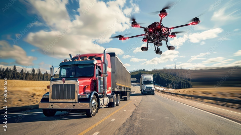 Autonomous vehicles, including self-driving trucks and drones, are revolutionizing the transportation and logistics industry