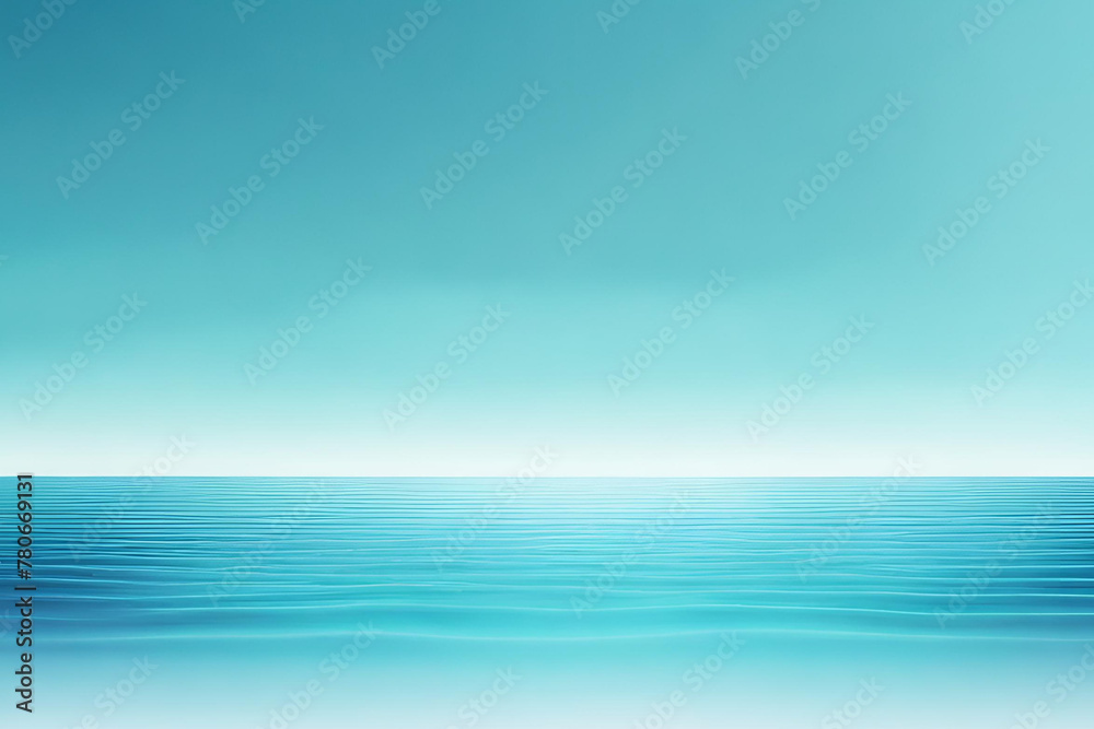 Obraz premium Abstract gradient smooth sea blue background image