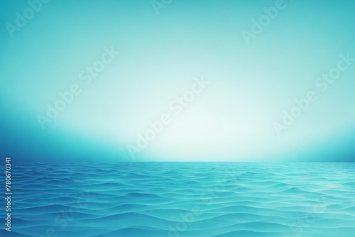 Abstract gradient smooth sea blue background image