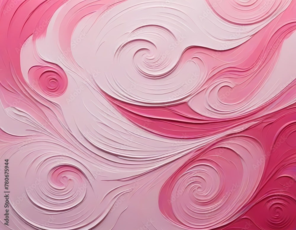 Oil painting Abstract pink textured background  circle