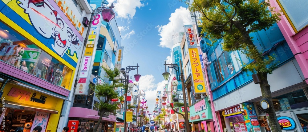 Fototapeta premium 東京の街の賑やかさ