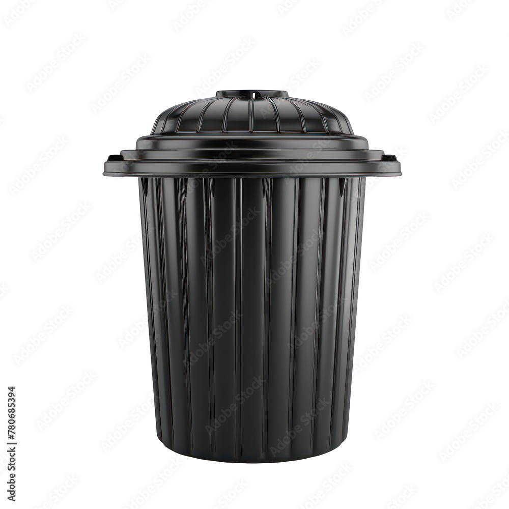 black garbage bin isolated on transparent or white background cut out clipping path PNG black garbage bin isolated on transparent or white background cut out clipping path PNG