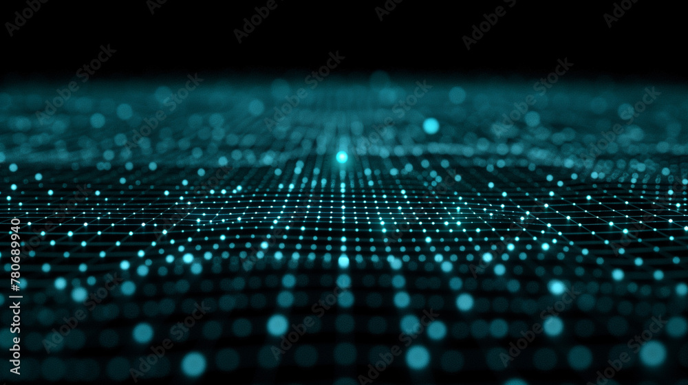 Blue Abstract Digital Dot Technology Background Blue Abstract Digital Dot Technology Background