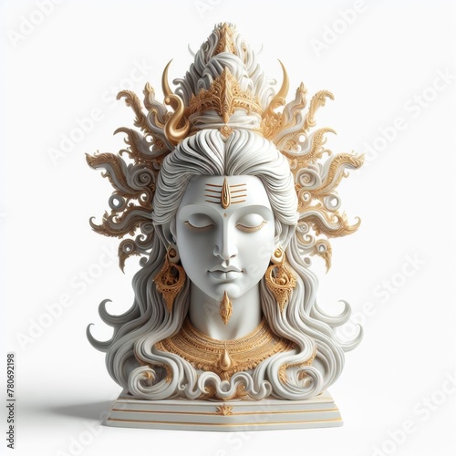 hindu god on white