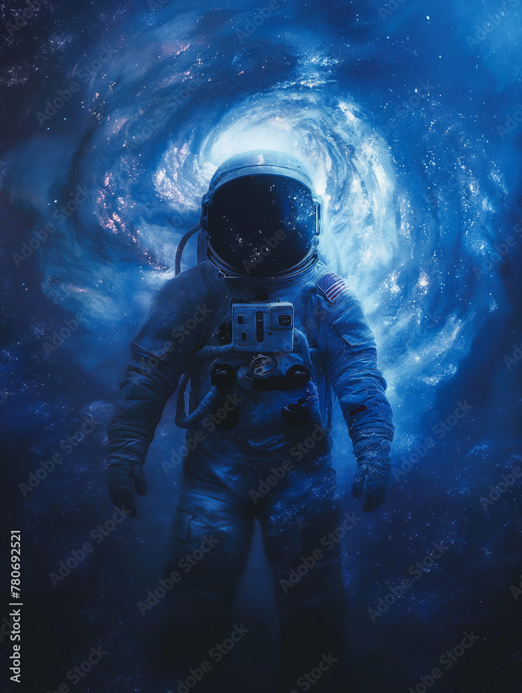 Fototapeta premium Galactic astronaut