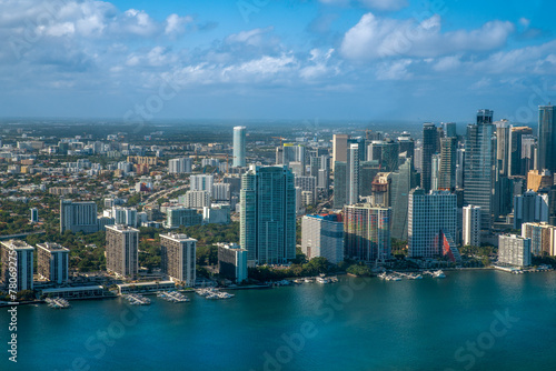Skyline von Miami Beach  USA 
