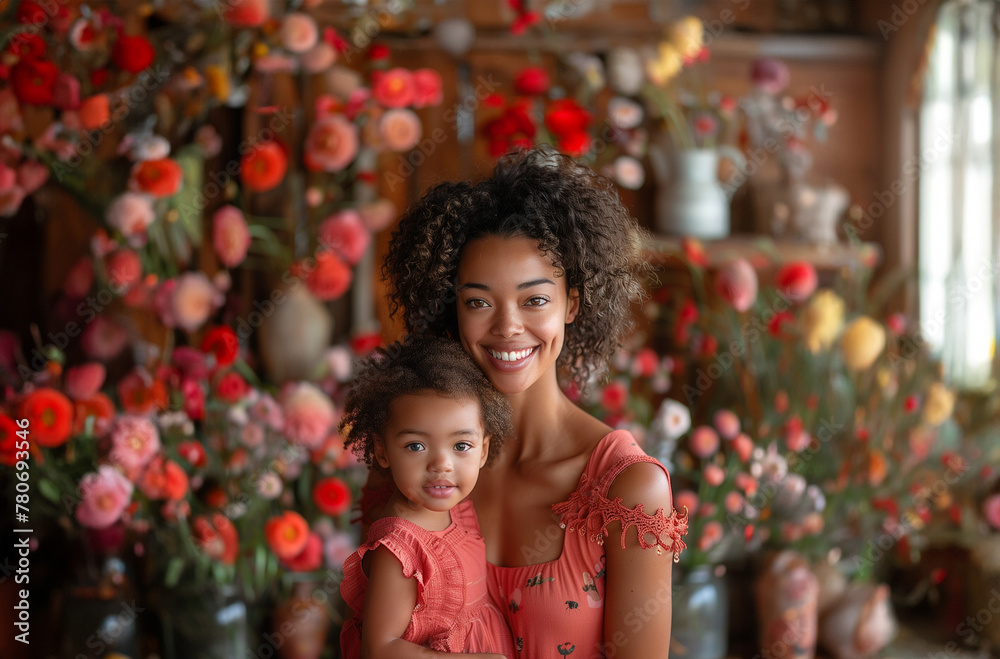 beautiful photography for Mother's Day, a mother with her son posing for the camera beautiful photography for Mother's Day, a mother with her son posing for the camera