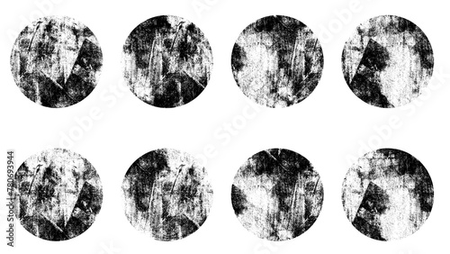 Set of Circles PNG Silhouettes