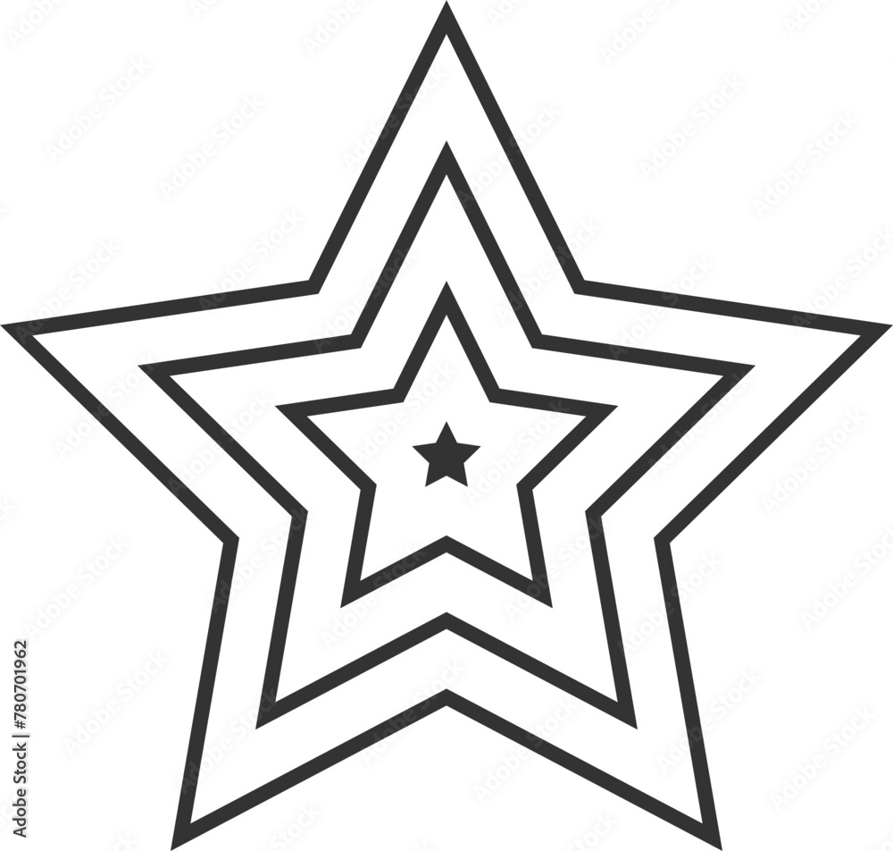 Star icon vector silhouette isolated on white background. Star icon vector silhouette isolated on white background.