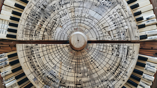 Comprehensive Circular Chart of Music Theory, Illustrated and Detailed photo