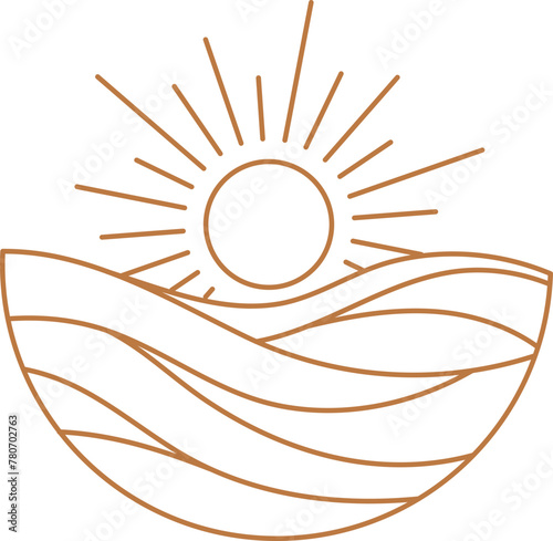 Linear Sun Logo