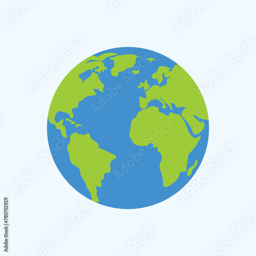 Globe Vector Illustration Design for Sustainable Environment  Earth Day  Earth Vector