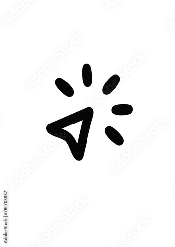 click imagen vector 